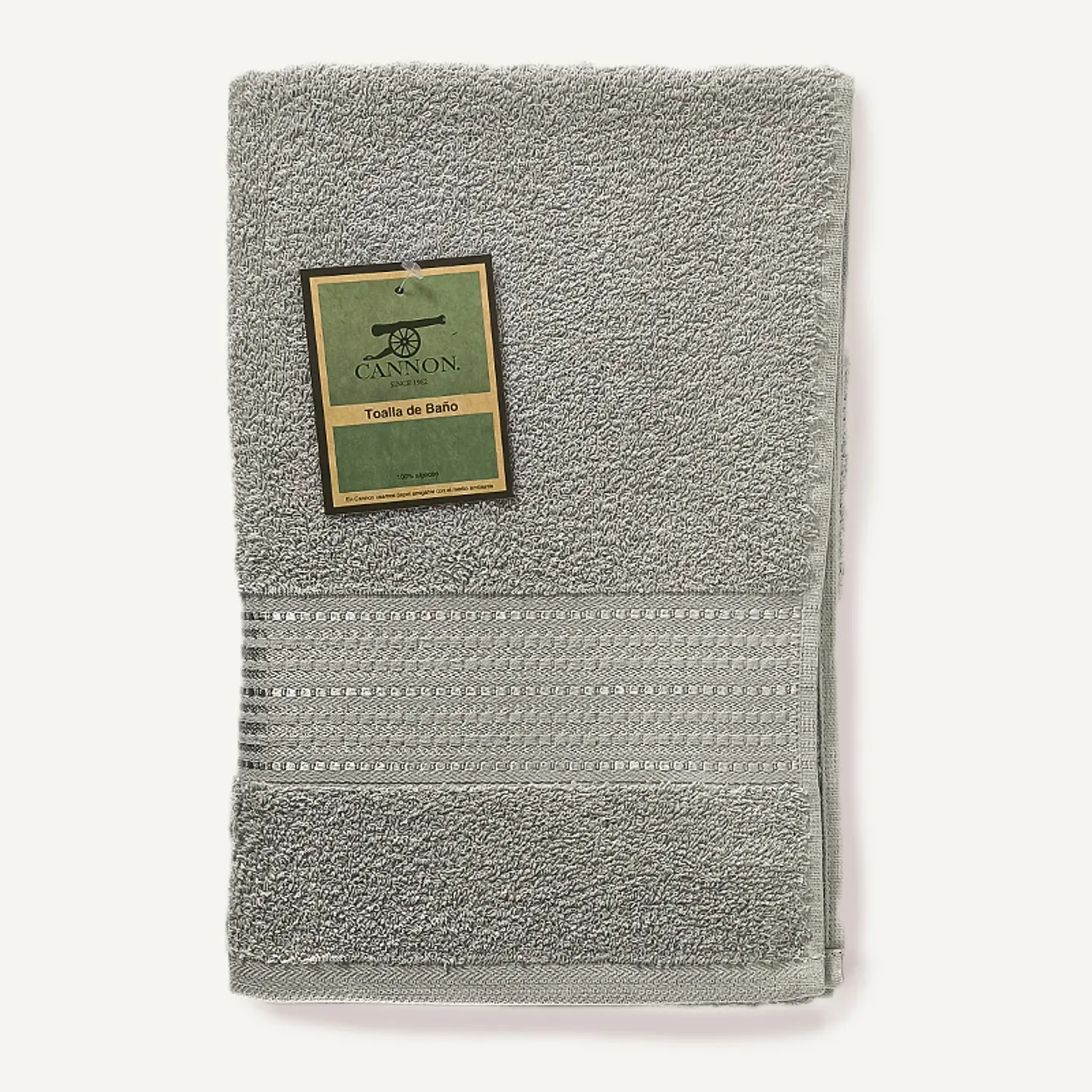Toalla Semi playa 420 grs – Gris. Precio irresistible. 1