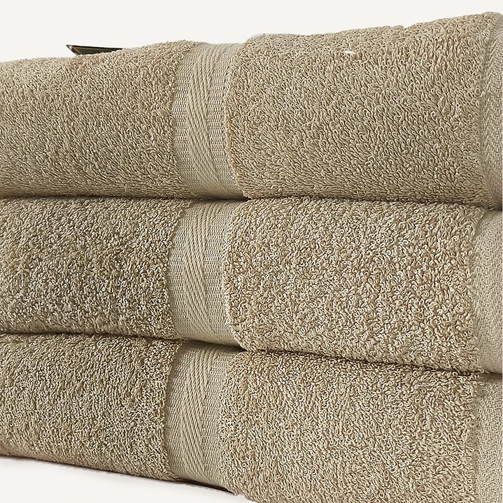 Toalla CANNON para cuerpo 500 grs – Beige. Grosor y absorción superior. 2