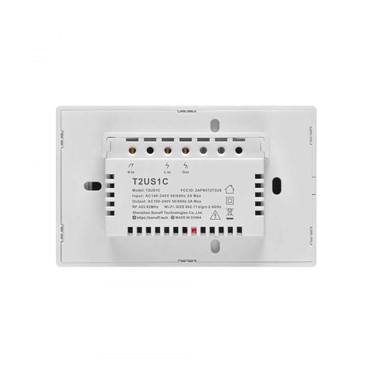 Interruptor de Pared Sonoff de 1 Canal WiFi + RF (Sonoff)  3