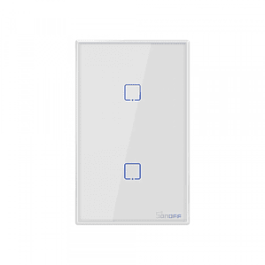 Interruptor de Pared Sonoff de 2 Canales WiFi + RF (Sonoff) 
