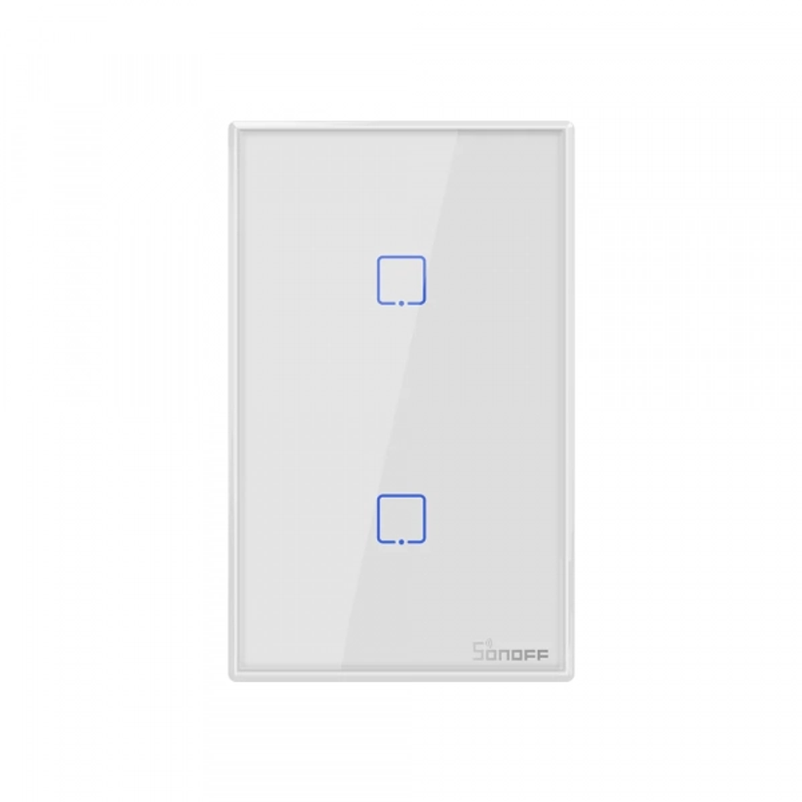 Interruptor de Pared Sonoff de 2 Canales WiFi + RF (Sonoff)  1