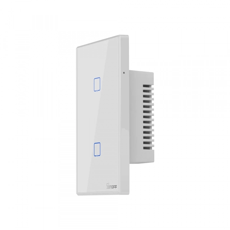 Interruptor de Pared Sonoff de 2 Canales WiFi + RF (Sonoff)  2