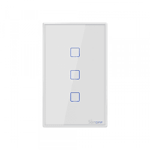 Interruptor de Pared Sonoff de 3 canales WiFi + RF (Sonoff) 
