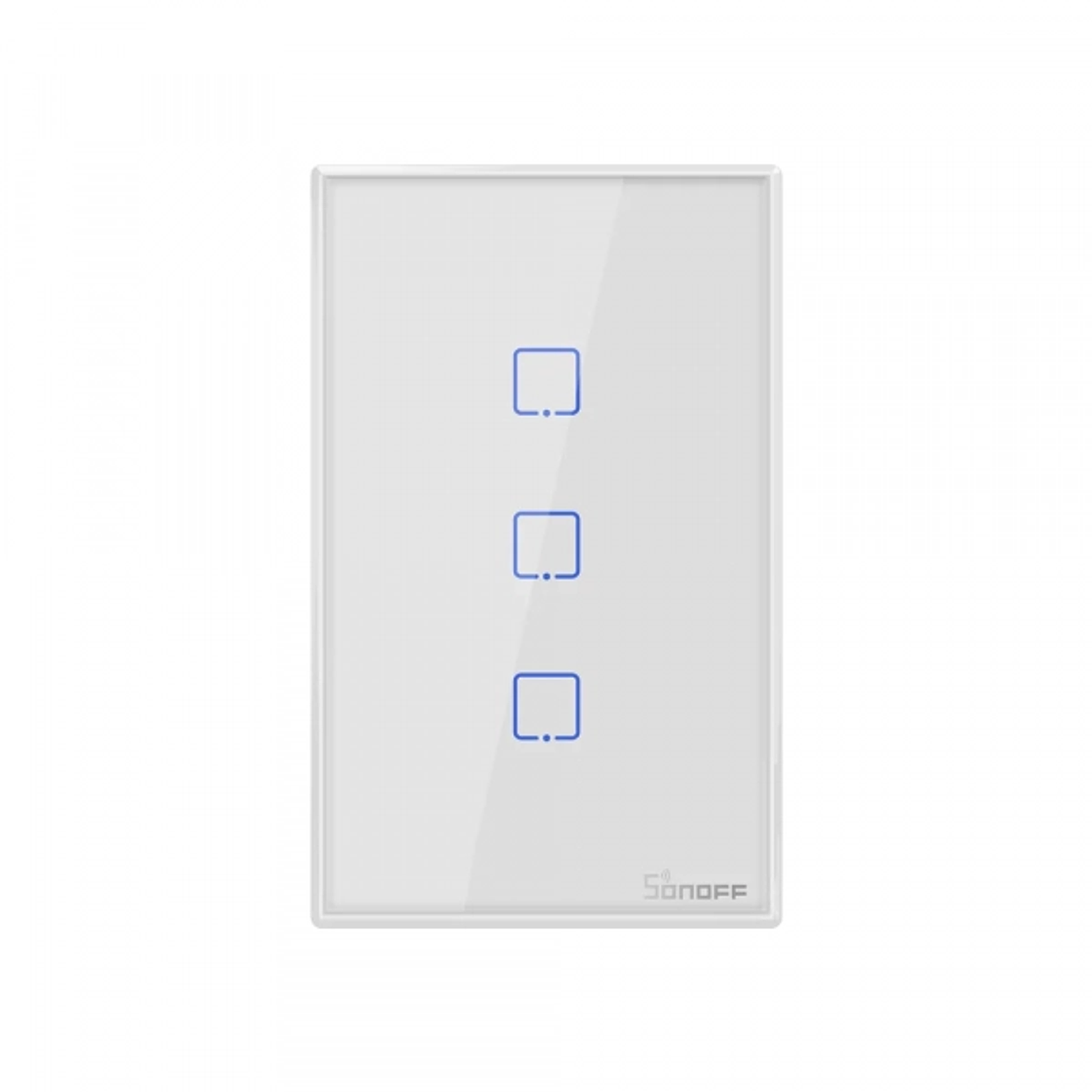 Interruptor de Pared Sonoff de 3 canales WiFi + RF (Sonoff)  1