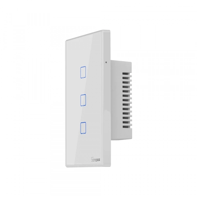 Interruptor de Pared Sonoff de 3 canales WiFi + RF (Sonoff)  2