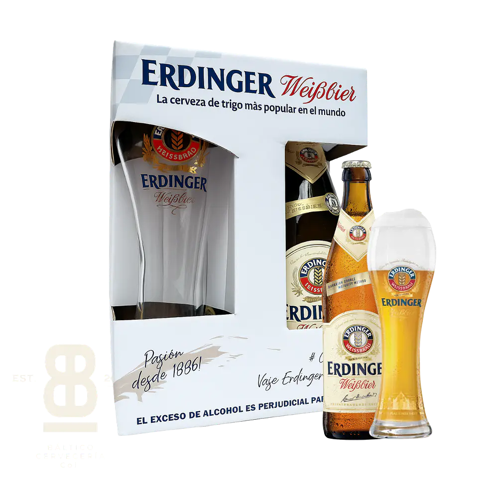 Four Pack Erdinger 500ml + vaso 1