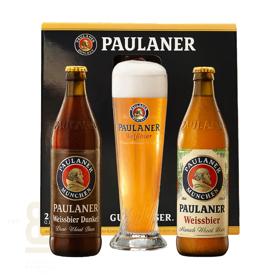 Duo Pack Paulaner Rubia-Dunkel + Copa 1