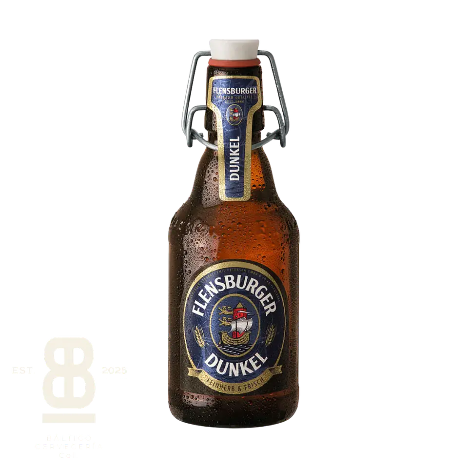 Flensburger dunkel Botella 330ml 1