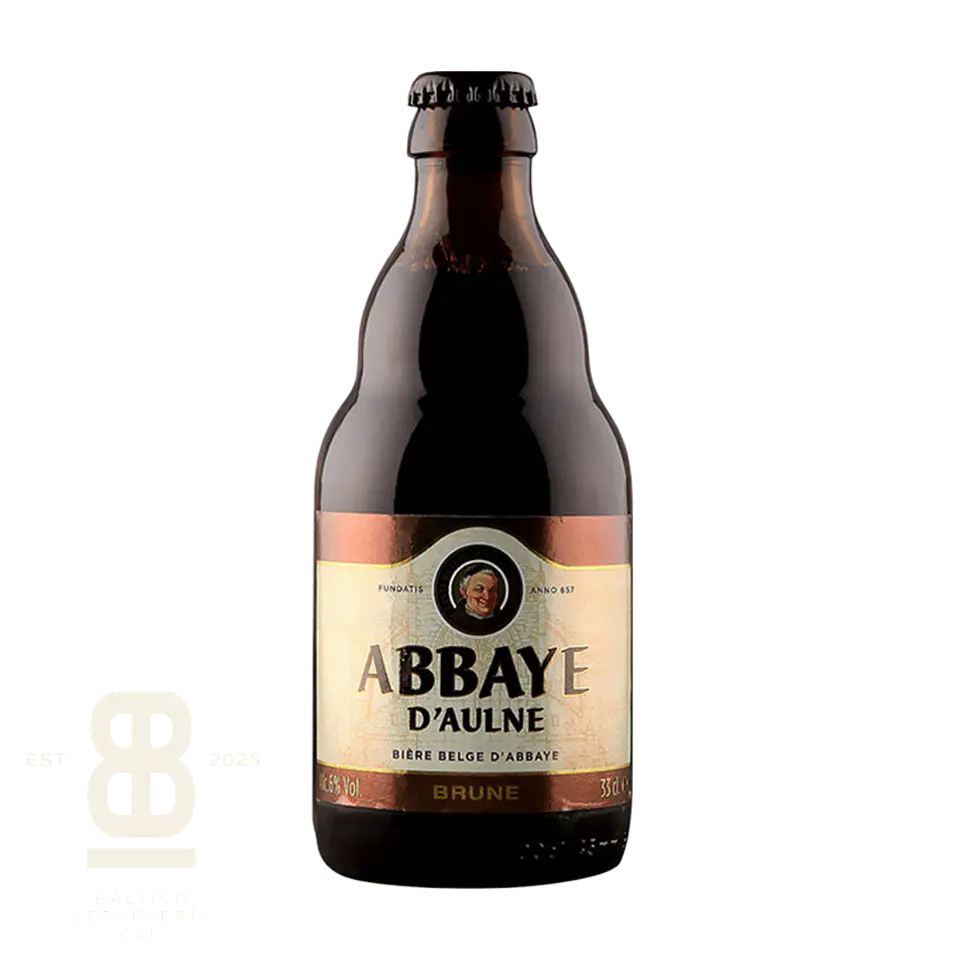 Abbaye D'aulne brune Botella 330ml 1
