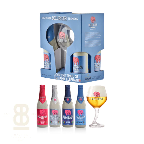 Four Pack Delirium 330ml + Copa