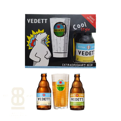 Duo Pack Vedett IPA-WHITE + Copa