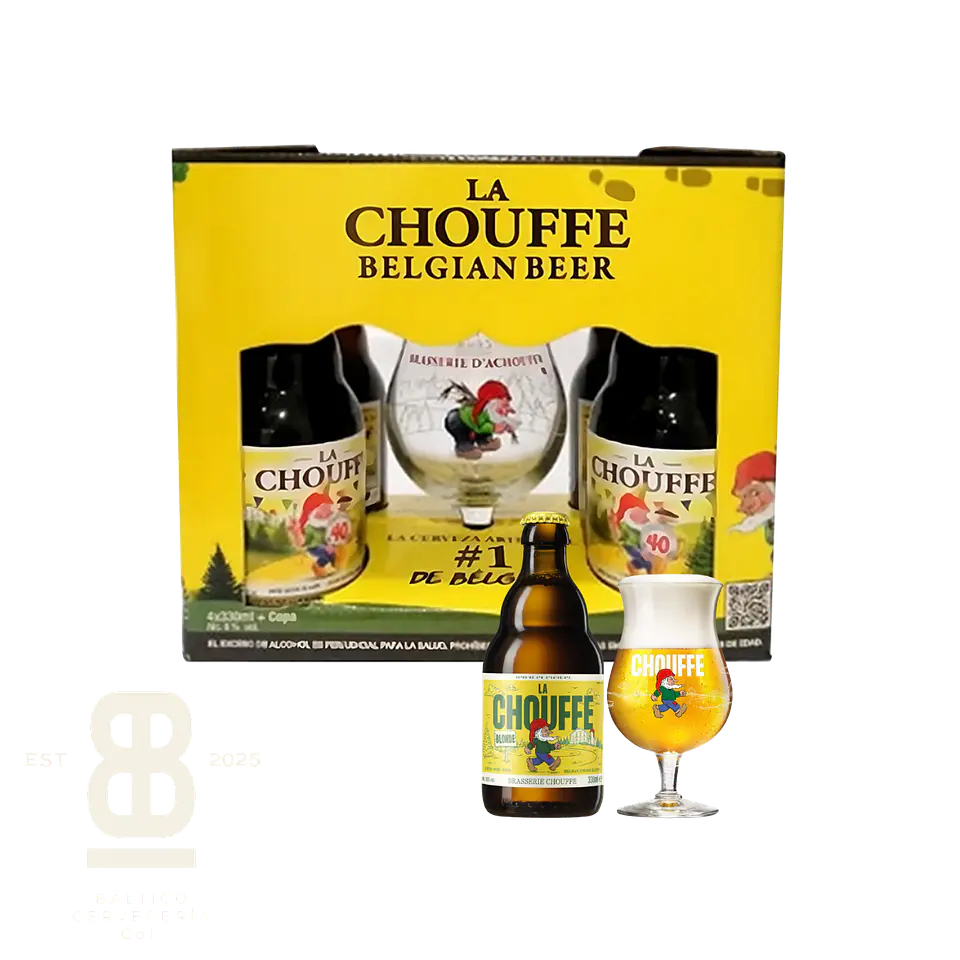 Four Pack La Chouffe + Copa 1