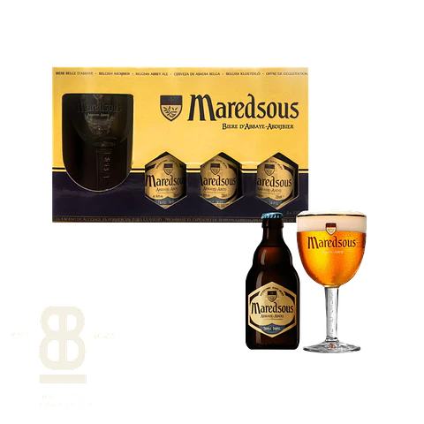 Tri Pack Maredsous 330ml + Copa
