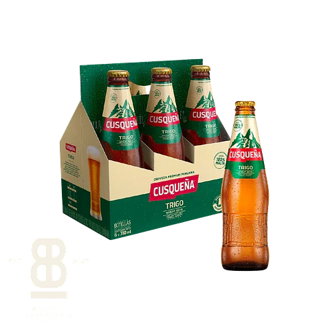 Sixpack Cusqueña trigo Botella 330ml