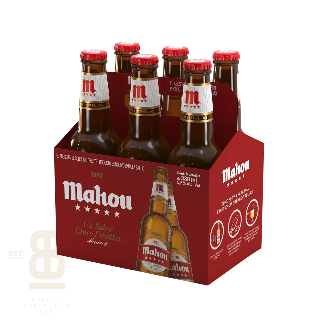Sixpack Mahou cinco estrellas 1