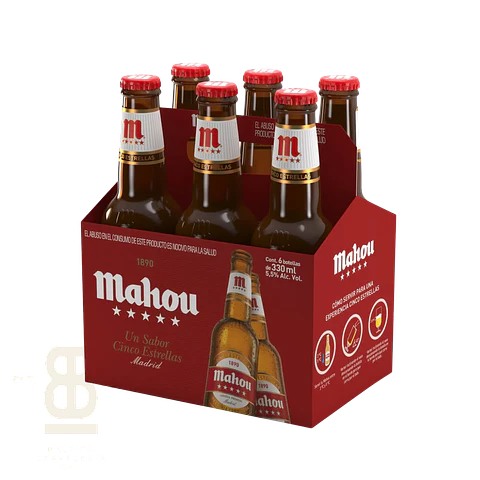 Sixpack Mahou cinco estrellas