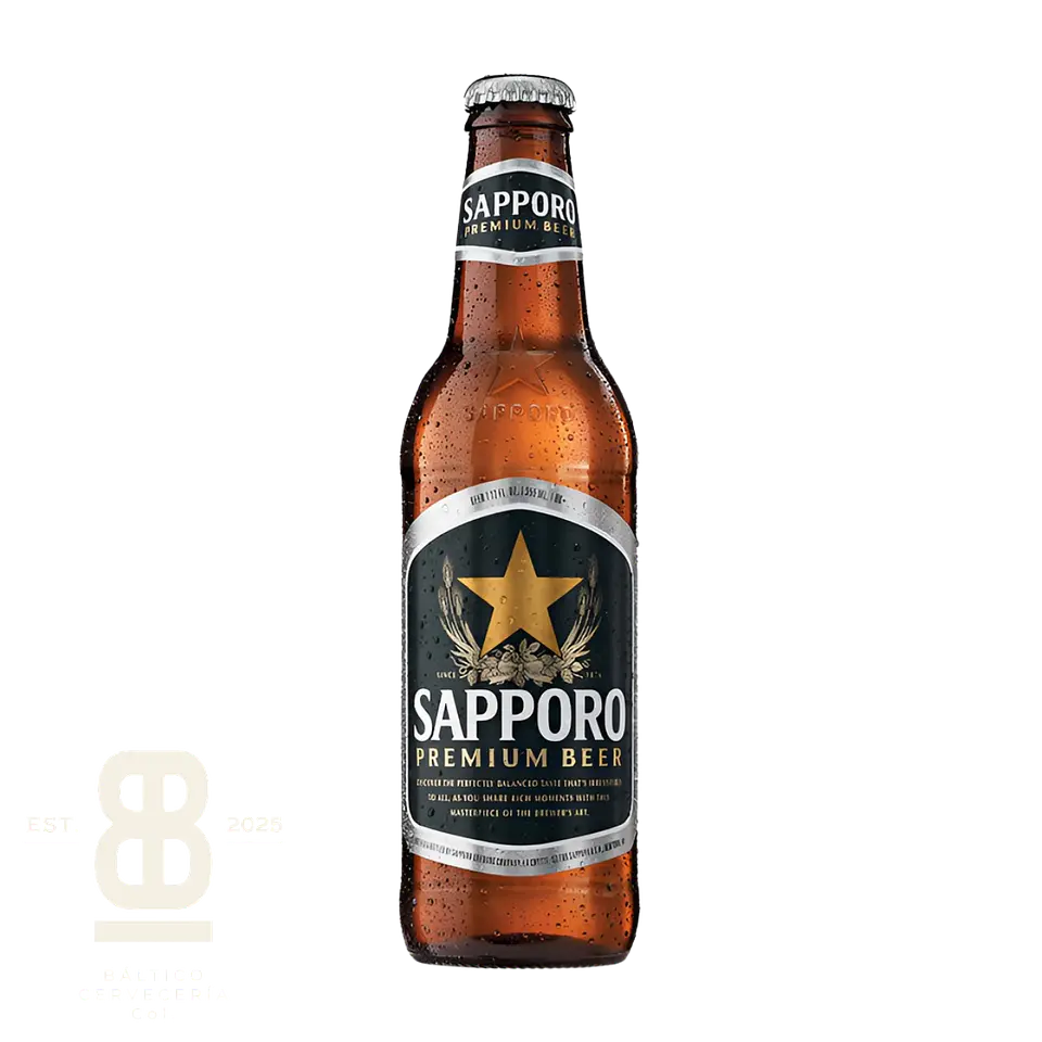 Sapporo Premium Botella 355ml 1