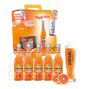 Happy Pack Schofferhofer Grapefruit Toronja x 5 Botellas 330ml más Vaso