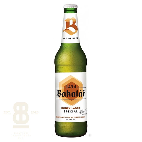 Bakalář Honey Lager Botella 500ml