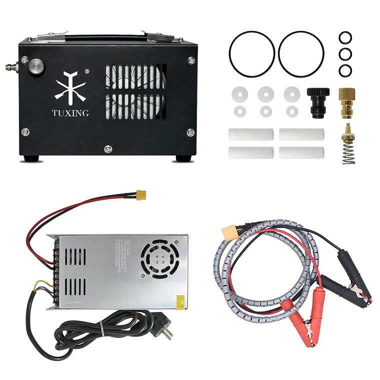 Compressor Portatil PCP  4500Psi  12V / 220V No necesita Agua ni aceite 6