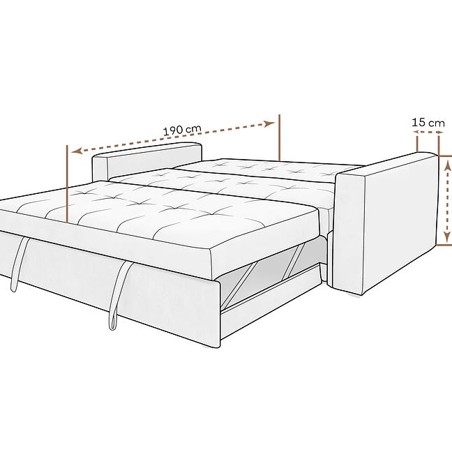 Sofá cama Mónaco 7