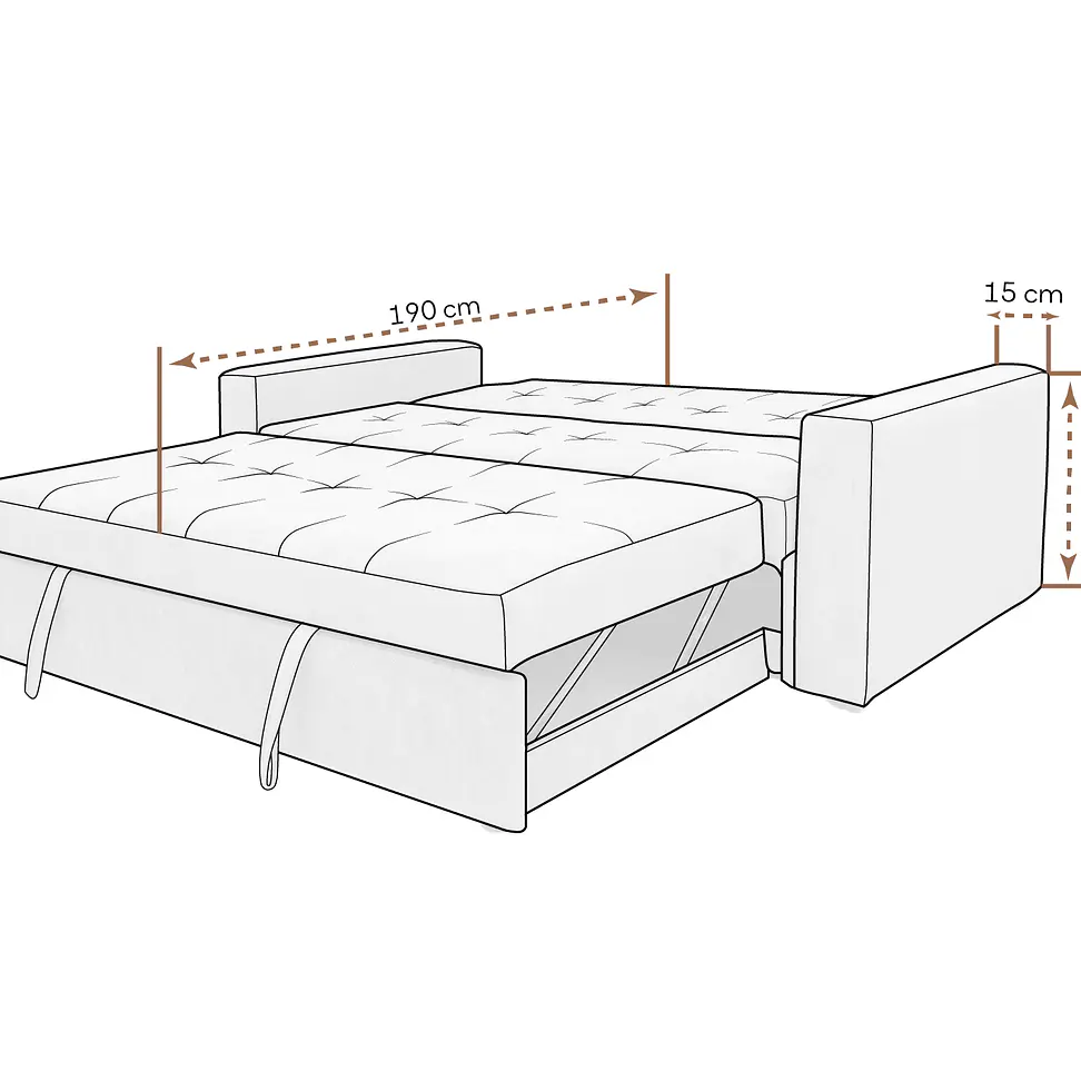 Sofá cama Mónaco 7
