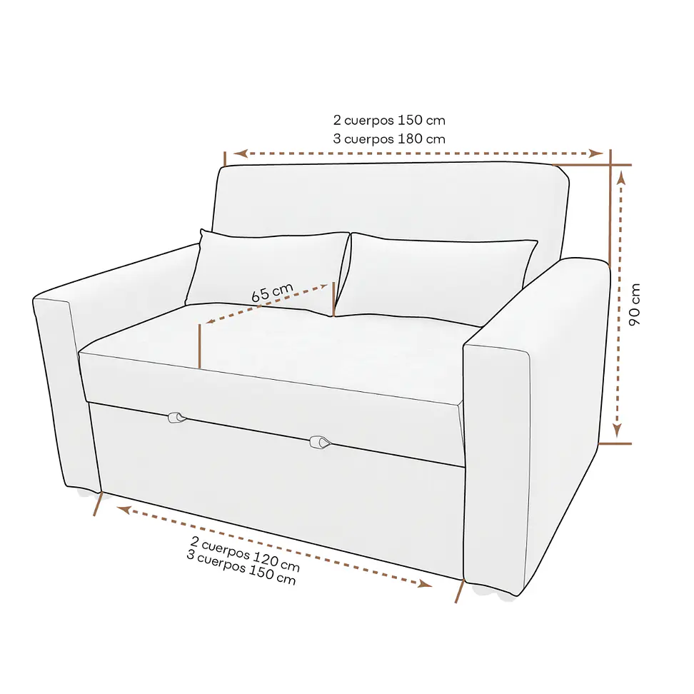 Sofá cama Lorien  7