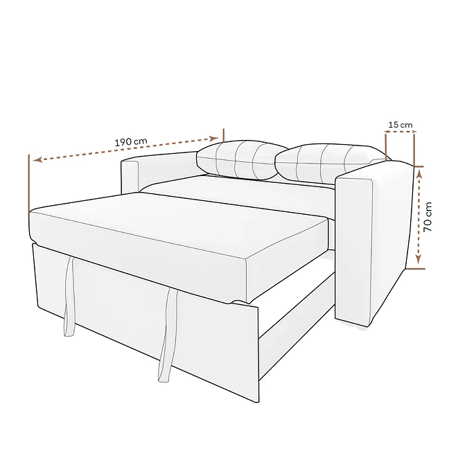 Sofá cama Villalba 7