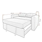 Sofá cama Villalba - Miniatura 7