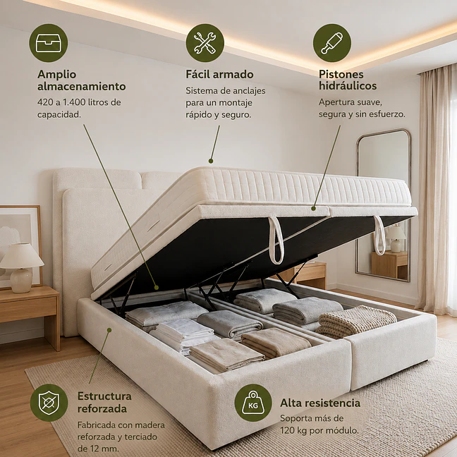 Cama Baúl Paris 2