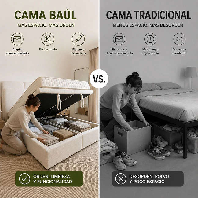Cama Baúl Paris 5