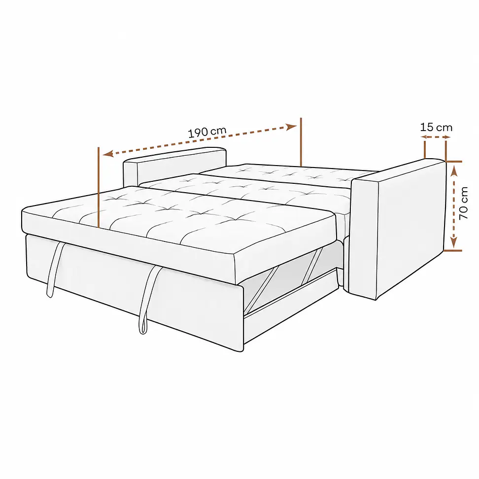 Sofá cama Mónaco 6