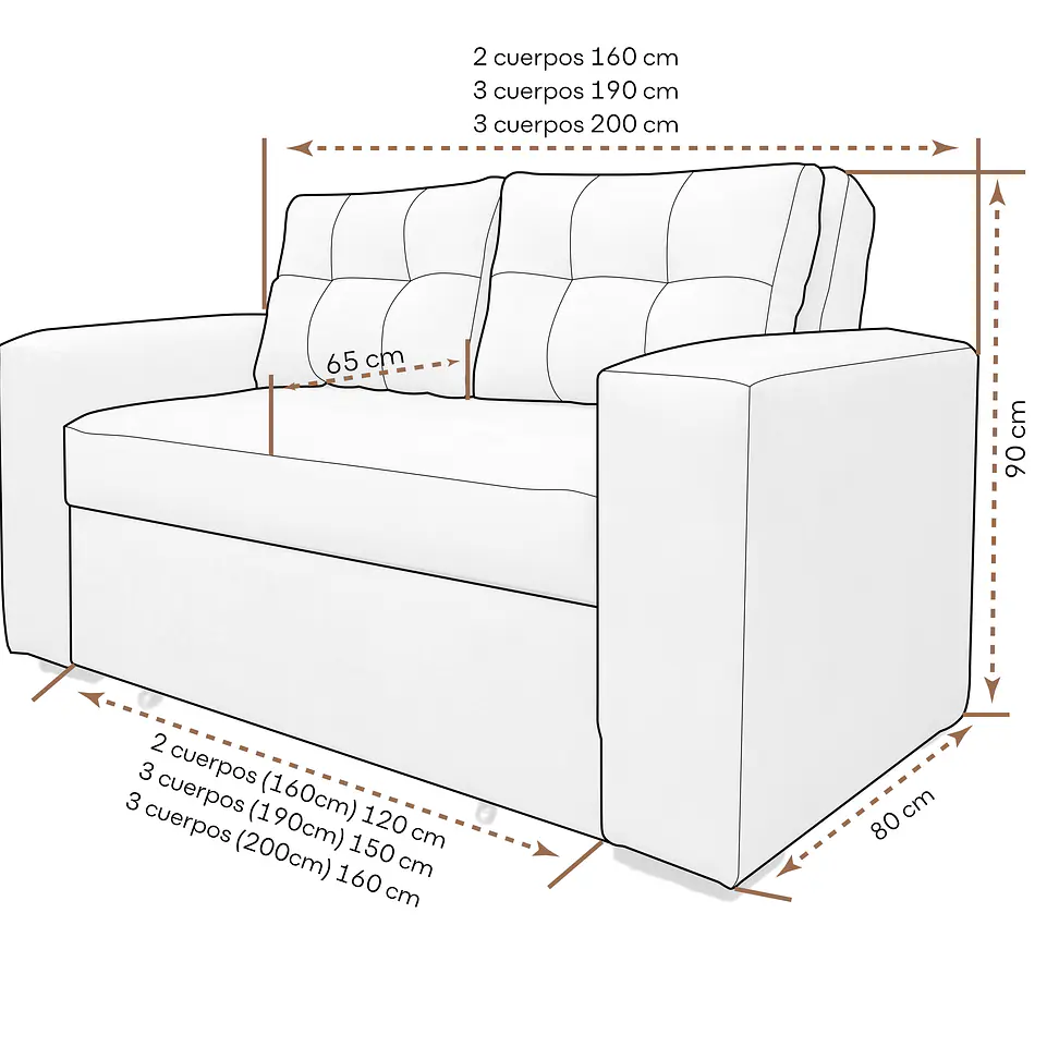 Sofá cama Oslo 4