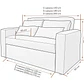 Sofá cama Mónaco - Miniatura 5