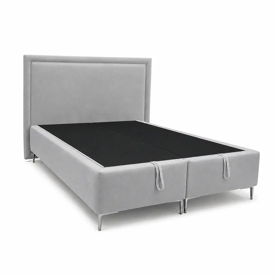 Cama Baúl con Respaldo Liso 2