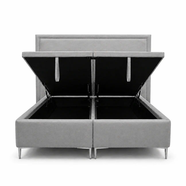 Cama Baúl con Respaldo Liso 4
