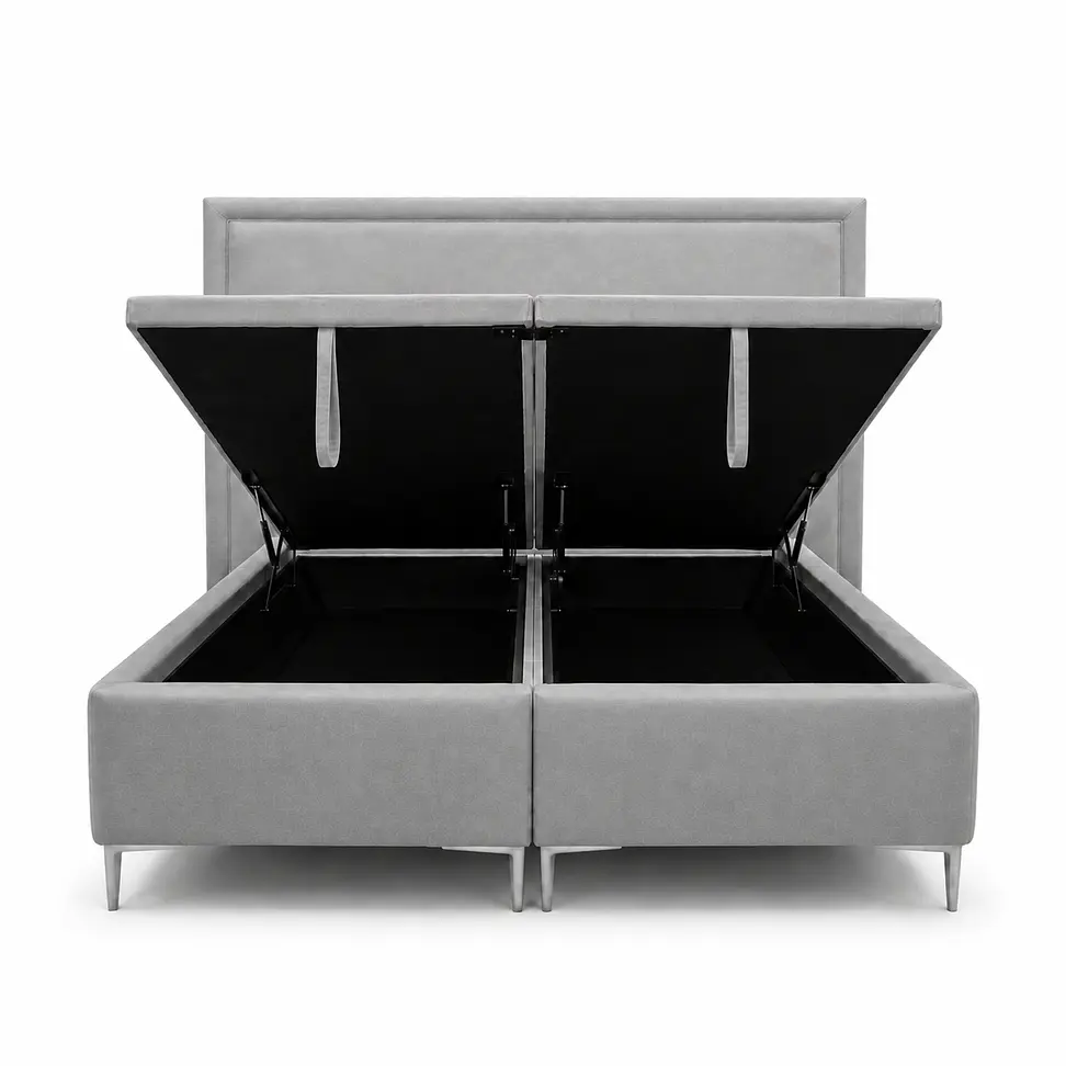 Cama Baúl con Respaldo Liso 4