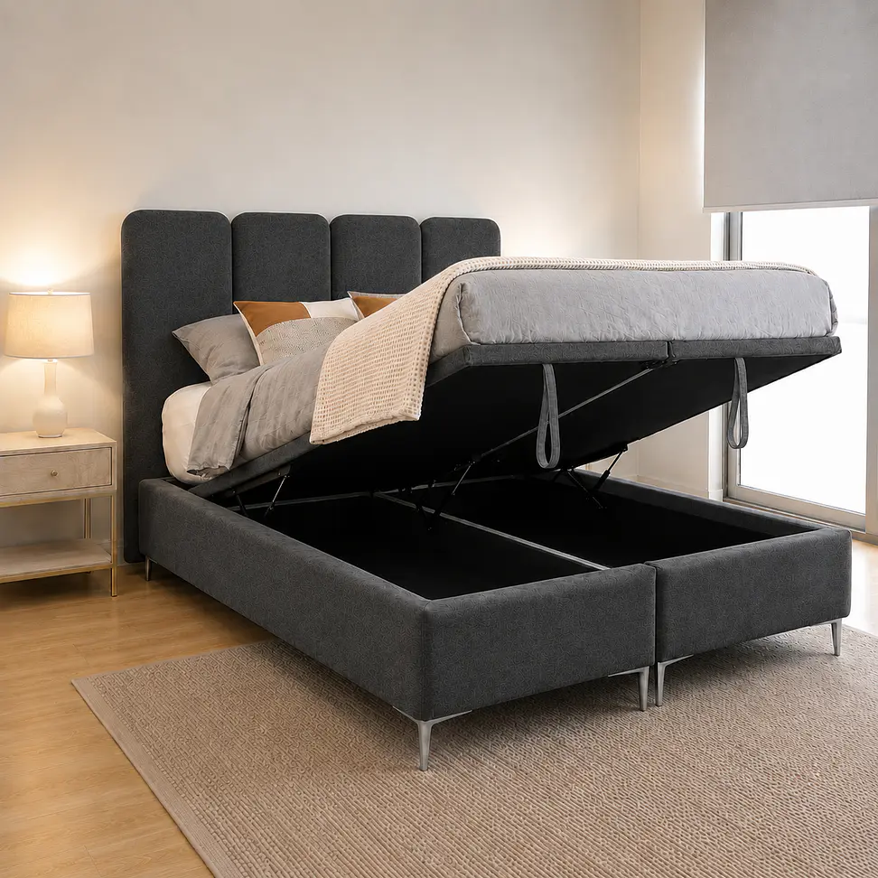 Cama Baúl con Respaldo Bari 3