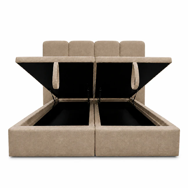 Cama Baúl Maxi con Respaldo Bari 4