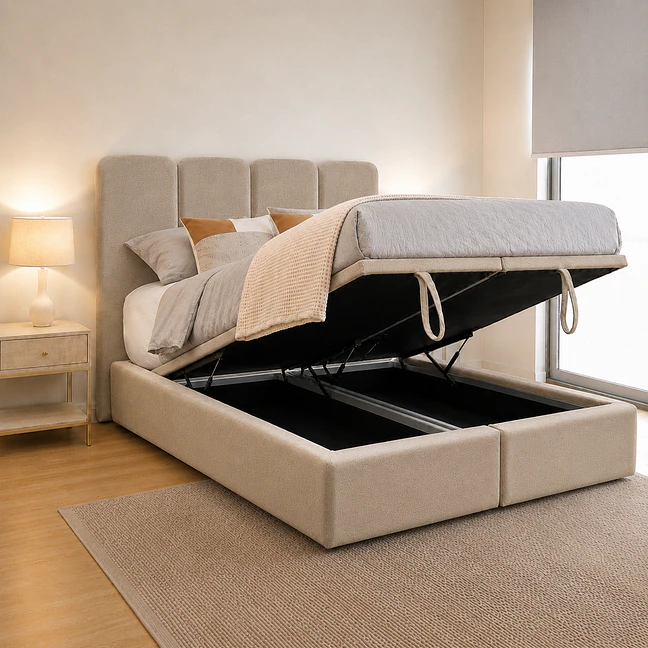 Cama Baúl Maxi con Respaldo Bari 3
