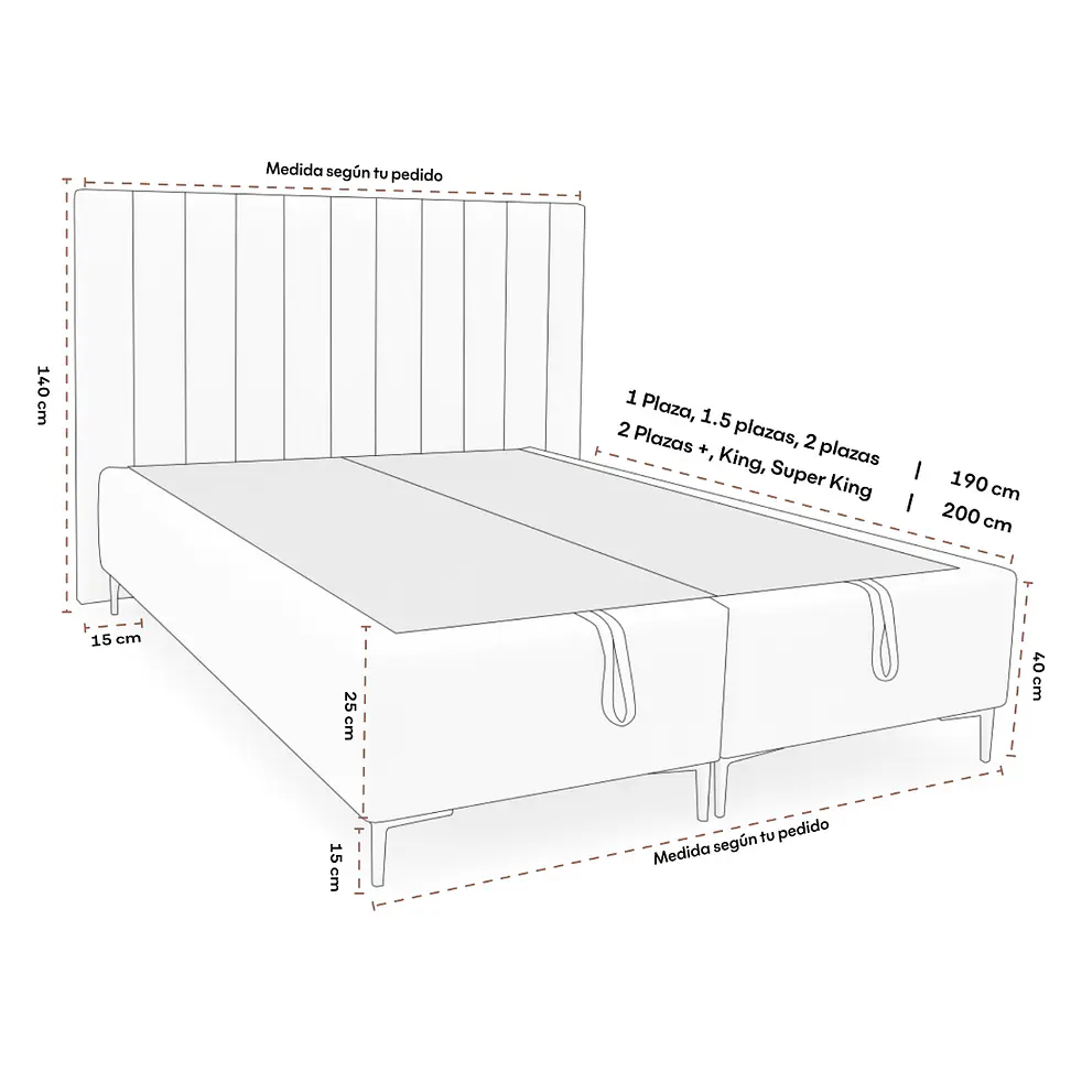 Cama Baúl Tubular Premium 5
