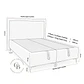 Cama Baúl con Respaldo Liso - Miniatura 6