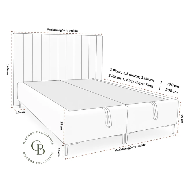 Cama Baúl Tubular Premium 6