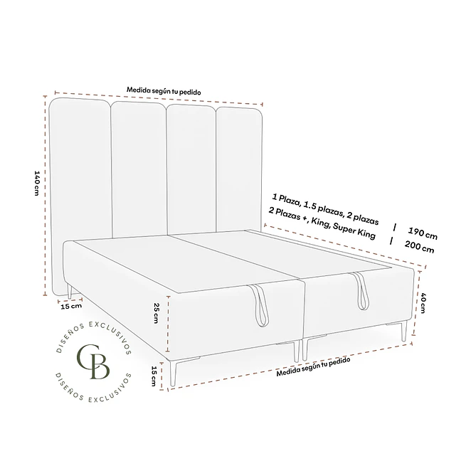 Cama Baúl Bari 6