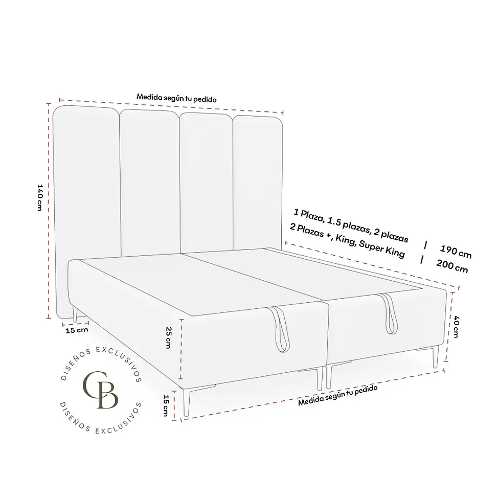 Cama Baúl Bari 6