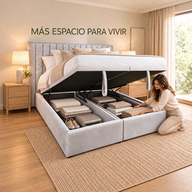 Cama Baúl Max Tubular Premium 4