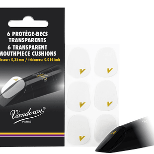 Set de parche boquilla Vandoren transparente 0,35 mm