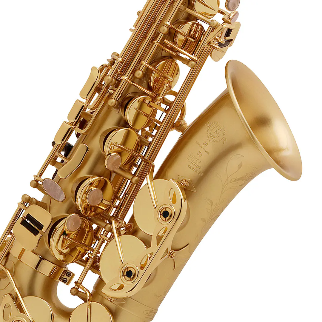 Saxo alto Selmer Paris SA80 Serie II Gold brushed 4