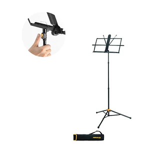 Atril partitura plegable Hercules BS1118BB con bolso