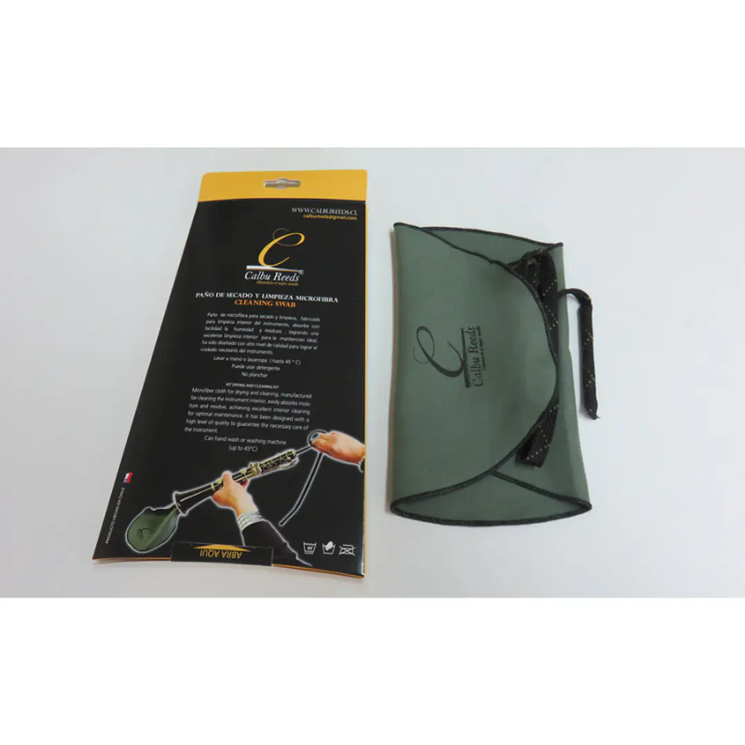 Paño de secado para clarinete y flauta traversa CALBUREEDS 2